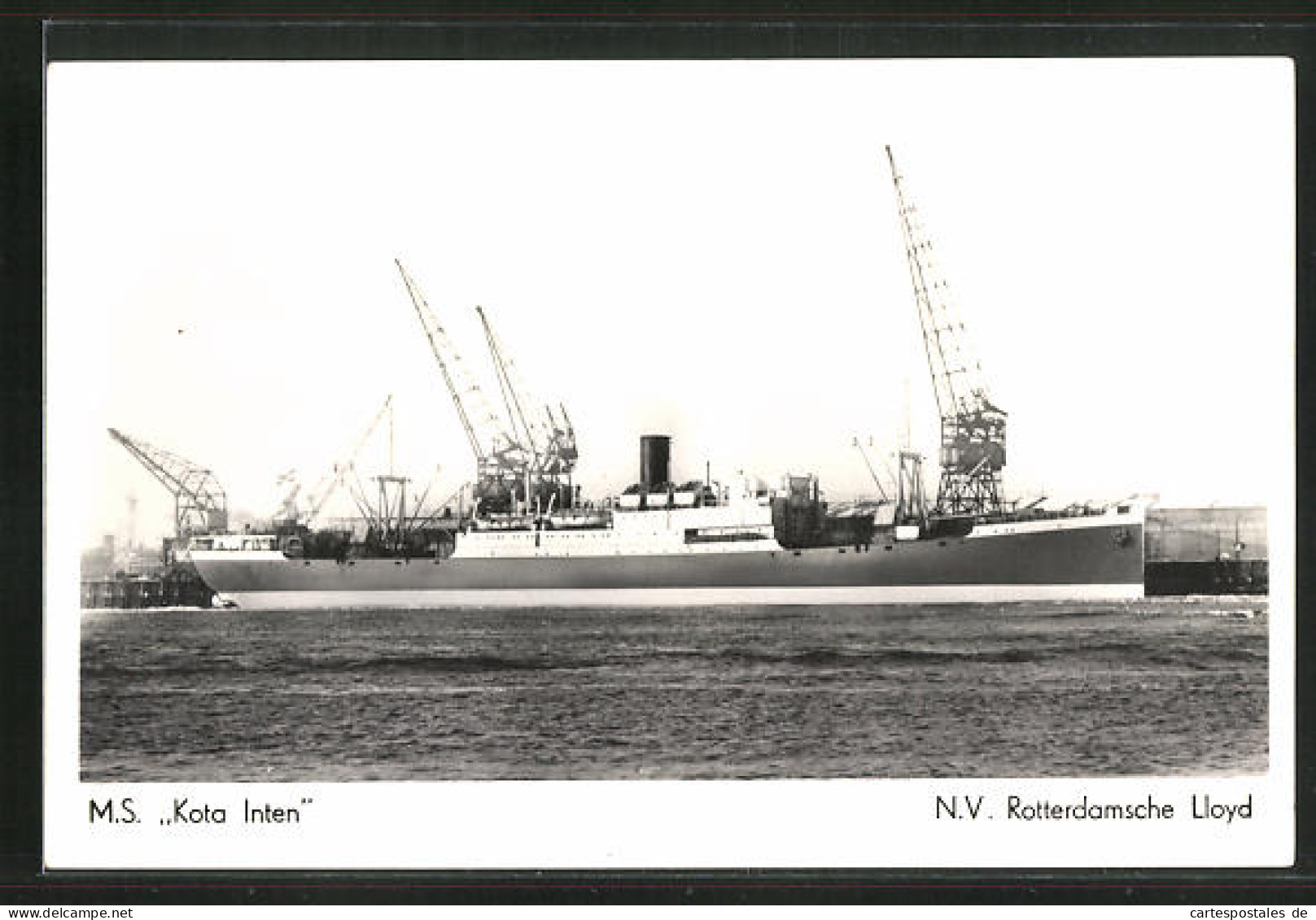 AK M.S. Kota Inten Im Hafen  - Handel