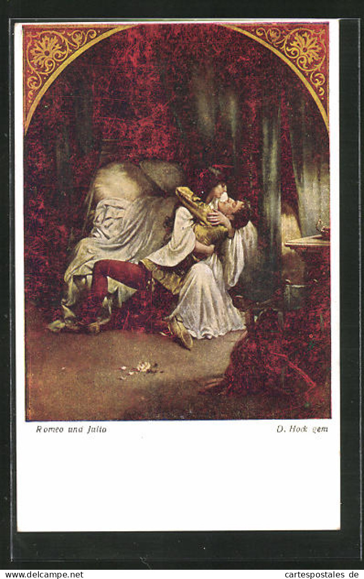 AK Szene Aus Romeo Und Julia Des Dramatikers William Shakespeare  - Schrijvers