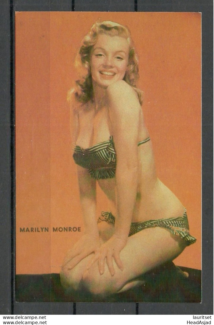 Actress Movie Star Marilyn Monroe Printed In USA 1981, Unused - Schauspieler