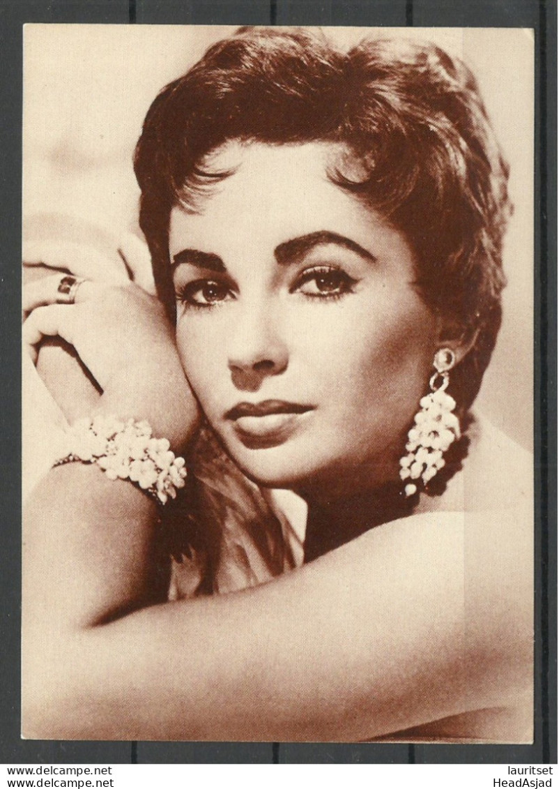 USA Actress Elizabeth Taylor Kino Cinema Movie Star, Printed In USA, Unused - Schauspieler