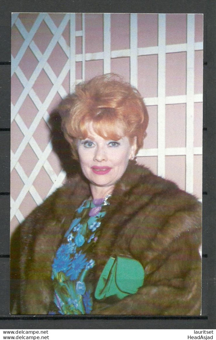 Post Card 1980 American Actress LUCILLE BALL Movie Star Cinema Kino Film, Unused - Actors