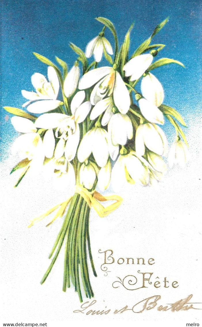 CP - BONNE FÊTE -  Beau Bouquet De Fleurs. - Autres & Non Classés