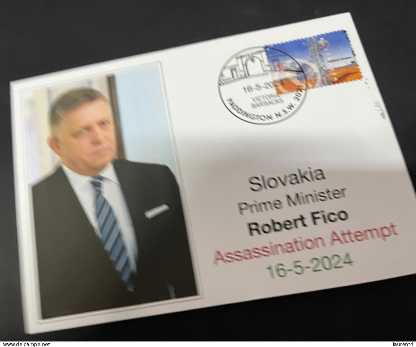 16-5-2024 (5 Z 17) Slovakia Prime Minister Robert Fico Assassination Attempt (16th May 2024) - Storia Postale