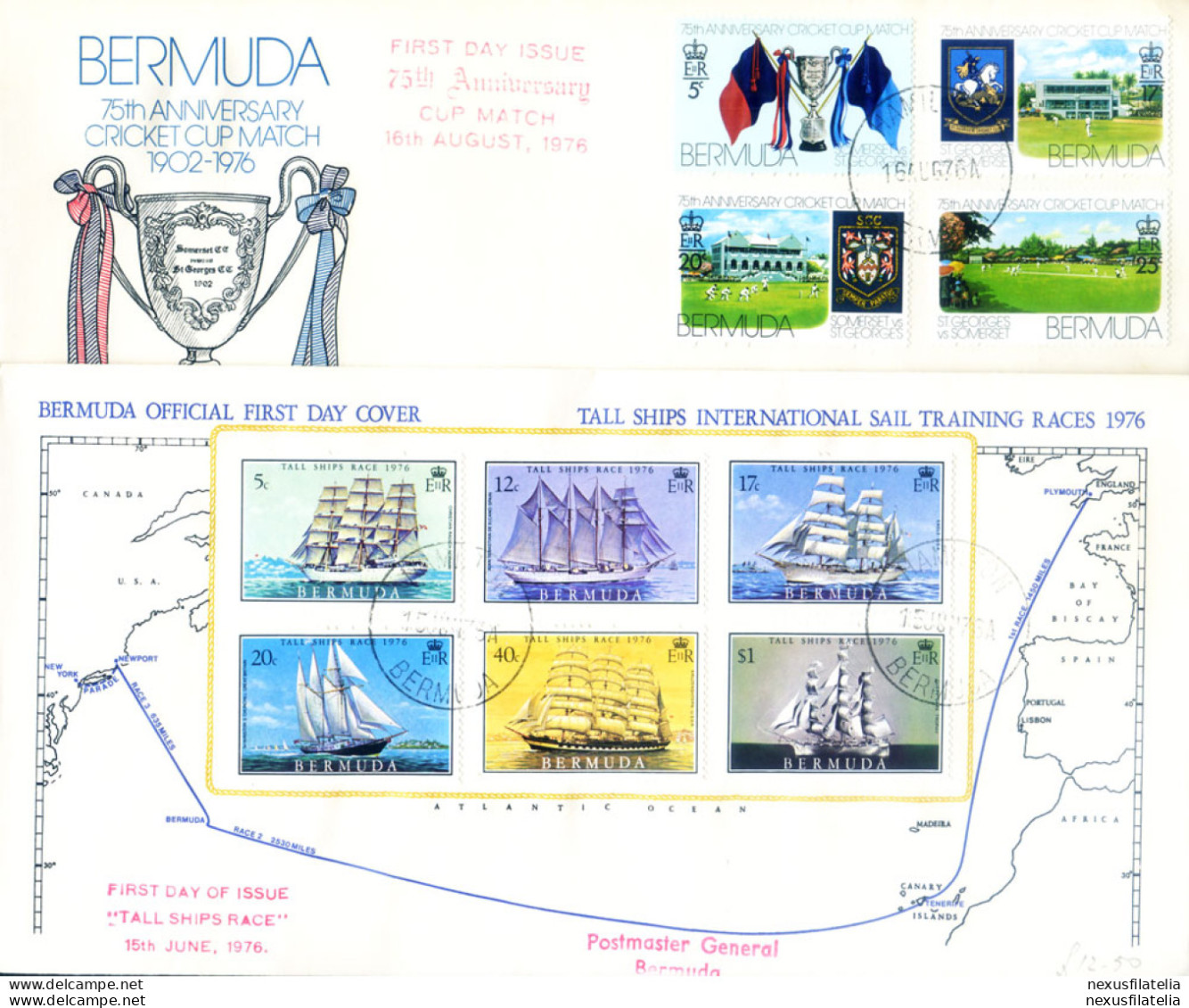 Annata Completa FDC 1976. - Bermuda