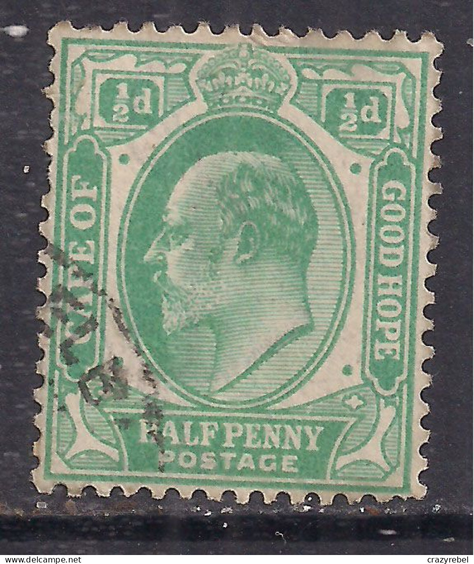 Cape Of Good Hope 1902 KEV11 1/2d Green Used SG 70 ( E936 ) - Cabo De Buena Esperanza (1853-1904)