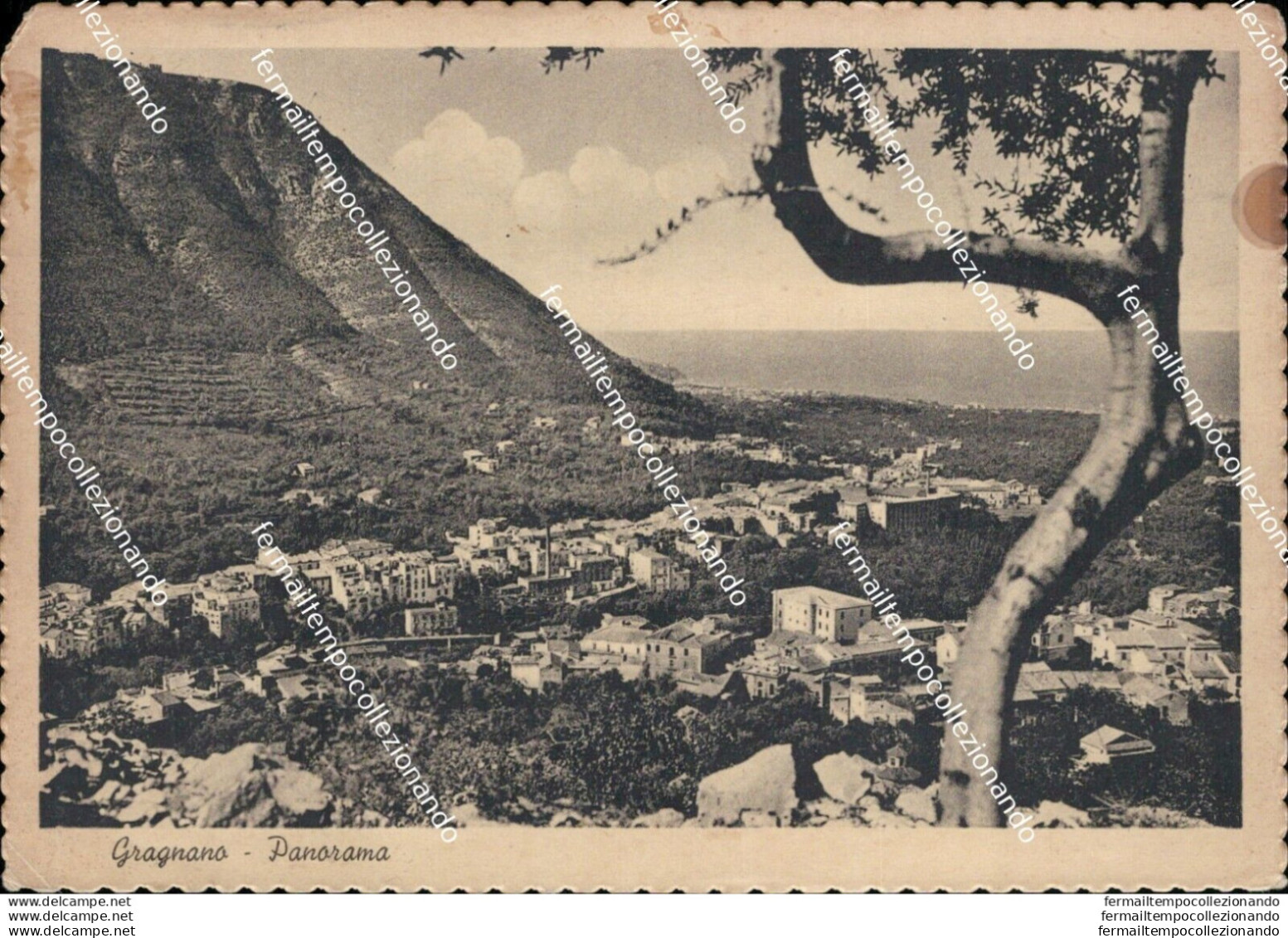 Au577 Cartolina Gragnano Panorama  Provincia Di Napoli - Napoli (Napels)