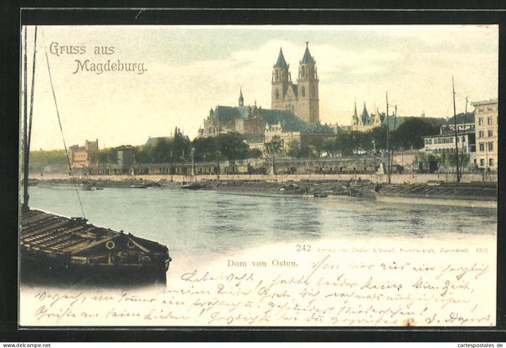 AK Magdeburg, Dom Von Osten Gesehen  - Magdeburg