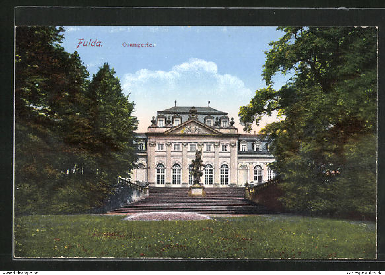 AK Fulda, Parkanlagen An Der Orangerie  - Fulda