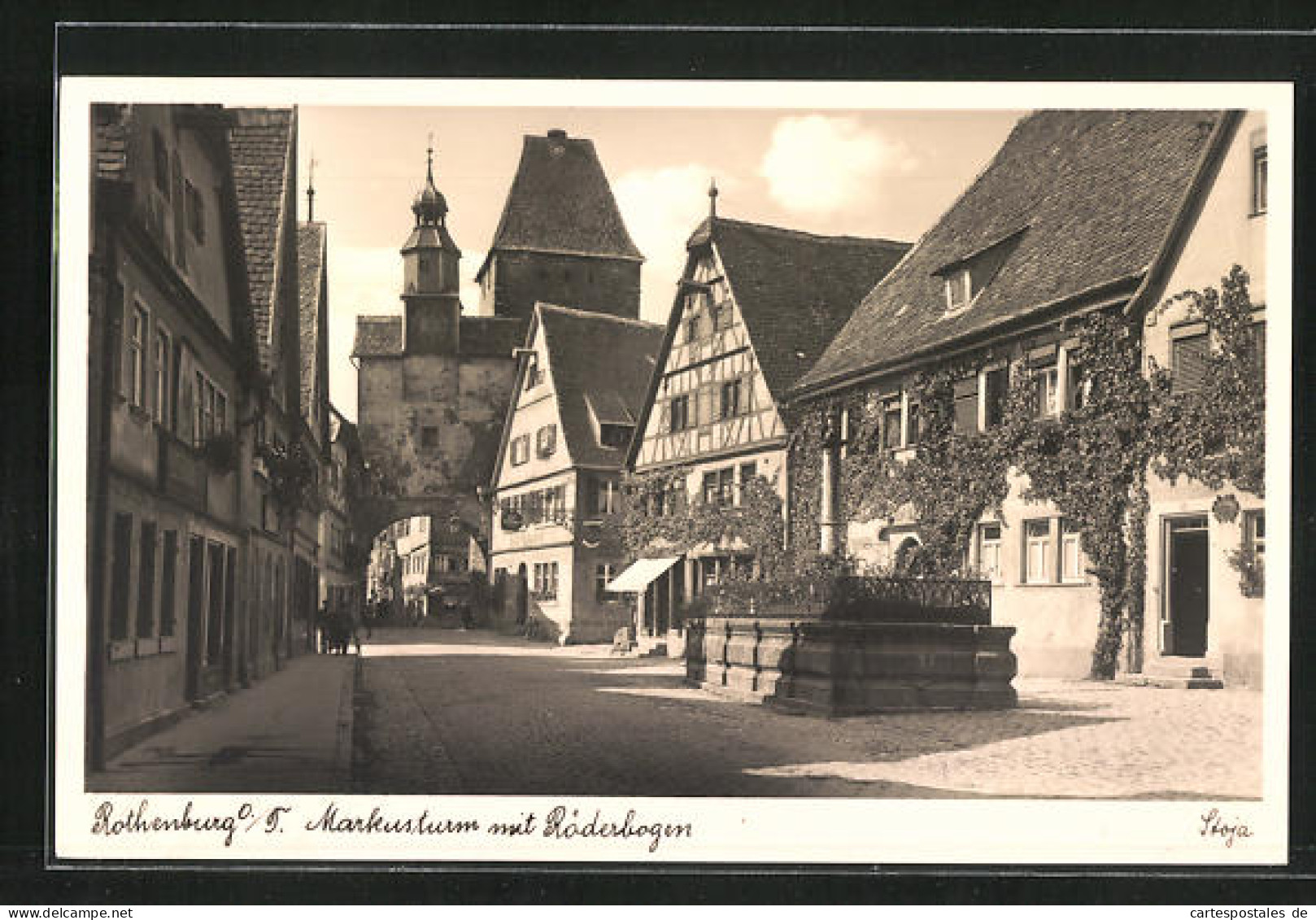 AK Rothenburg O. T., Markusturm Mit Dem Röderbogen  - Rothenburg O. D. Tauber