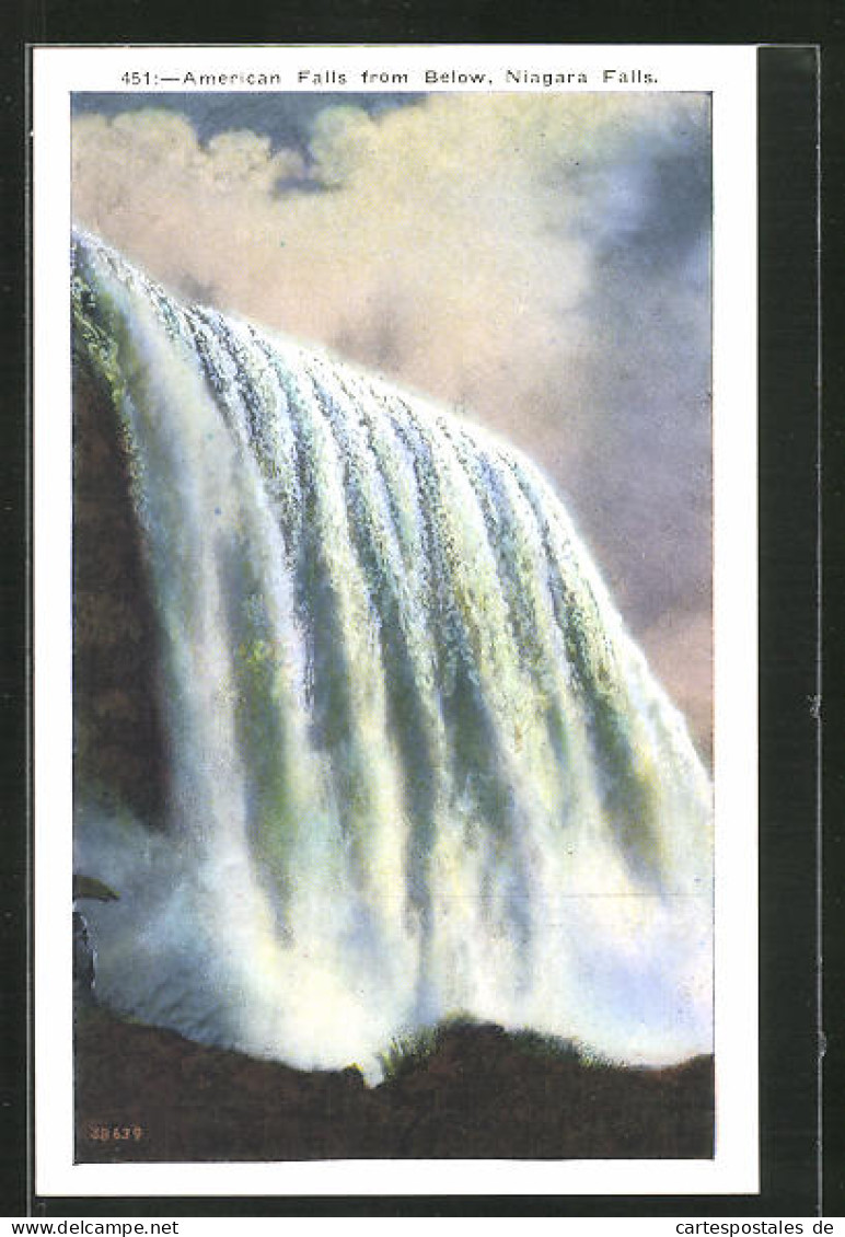 AK Niagara Falls, American Falls From Below  - Other & Unclassified
