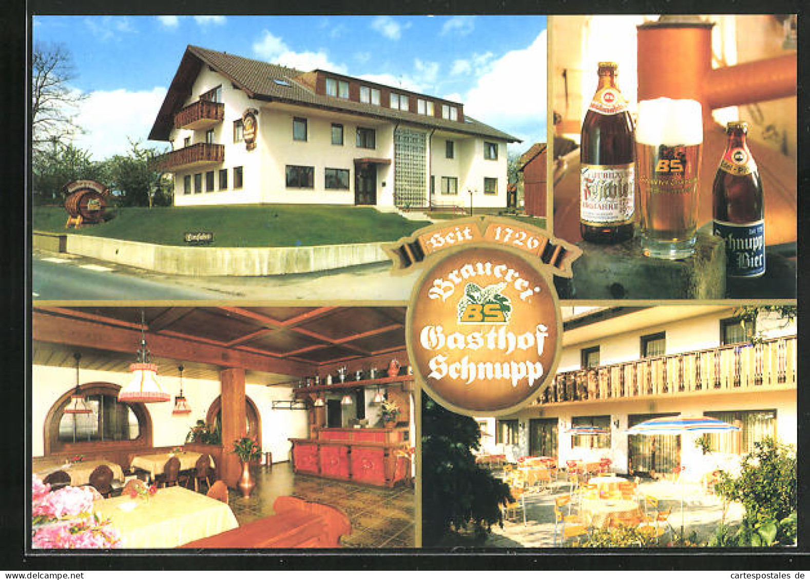 AK Altdrossenfeld /Ofr., Brauerei-Gasthof Schnupp, Innenansicht, Terrasse  - Other & Unclassified