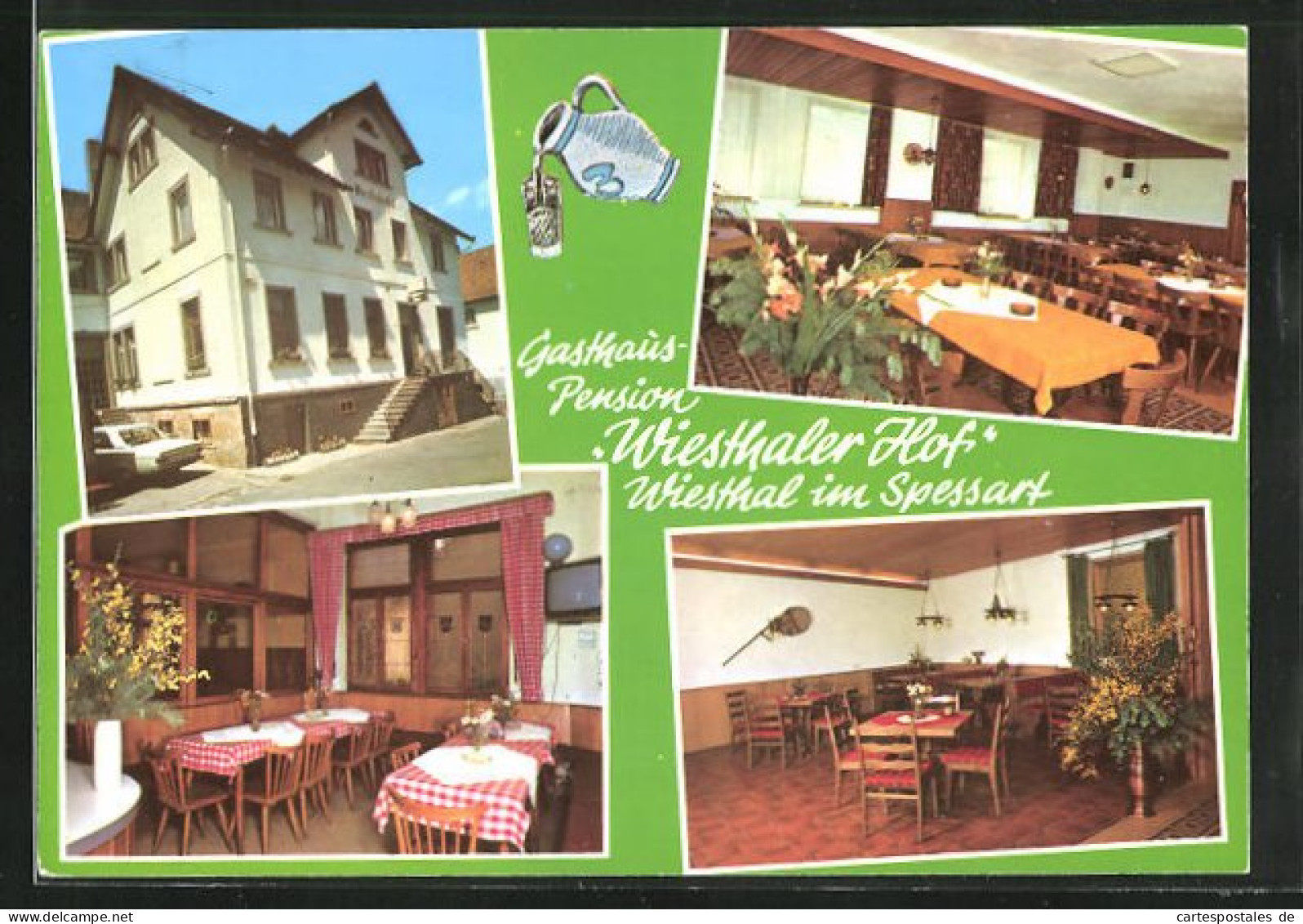 AK Wiesthal /Spessart, Gasthaus-Pension Wiesthaler Hof  - Altri & Non Classificati