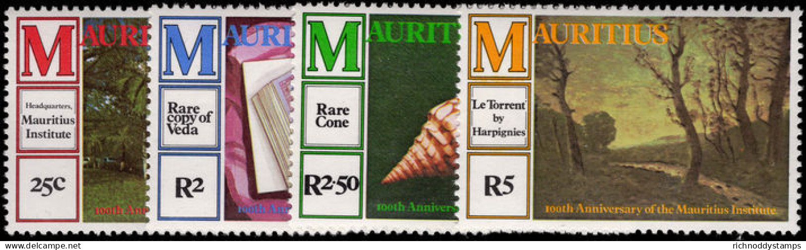 Mauritius 1980 Centenary Of Mauritius Institute Unmounted Mint. - Mauritius (1968-...)