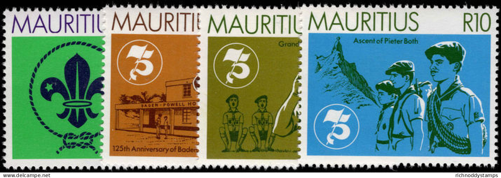 Mauritius 1982 75th Anniversary Of Boy Scout Movement Unmounted Mint. - Maurice (1968-...)