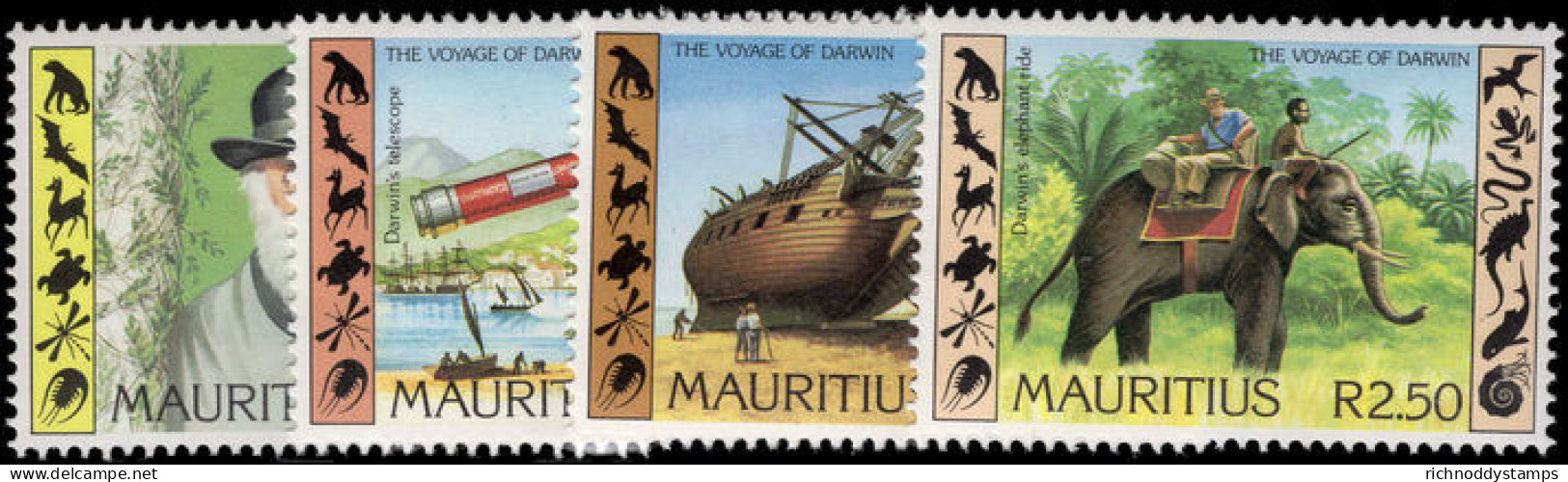 Mauritius 1982 150th Anniversary Of Charles Darwin's Voyage Unmounted Mint. - Maurice (1968-...)