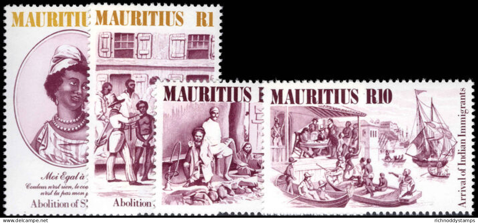 Mauritius 1984 150th Anniversary Of Abolition Of Slavery Unmounted Mint. - Maurice (1968-...)