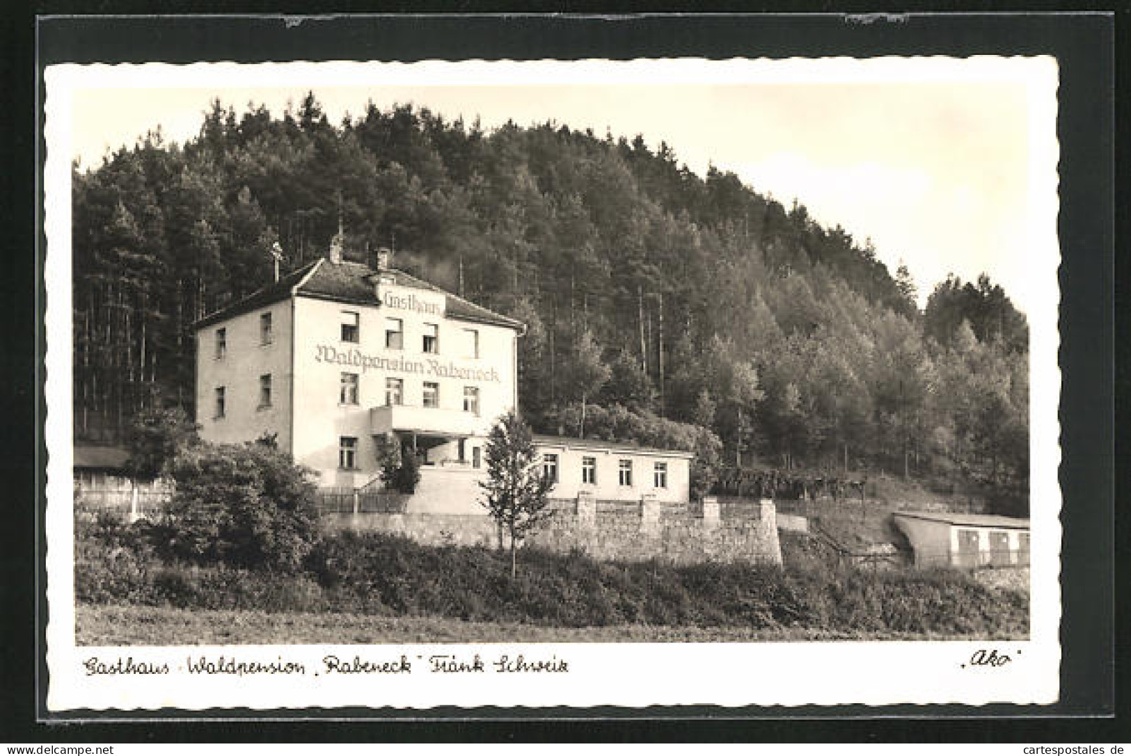 AK Wiesenttal /Fränk. Schweiz, Gasthaus Waldpension Rabeneck  - Altri & Non Classificati