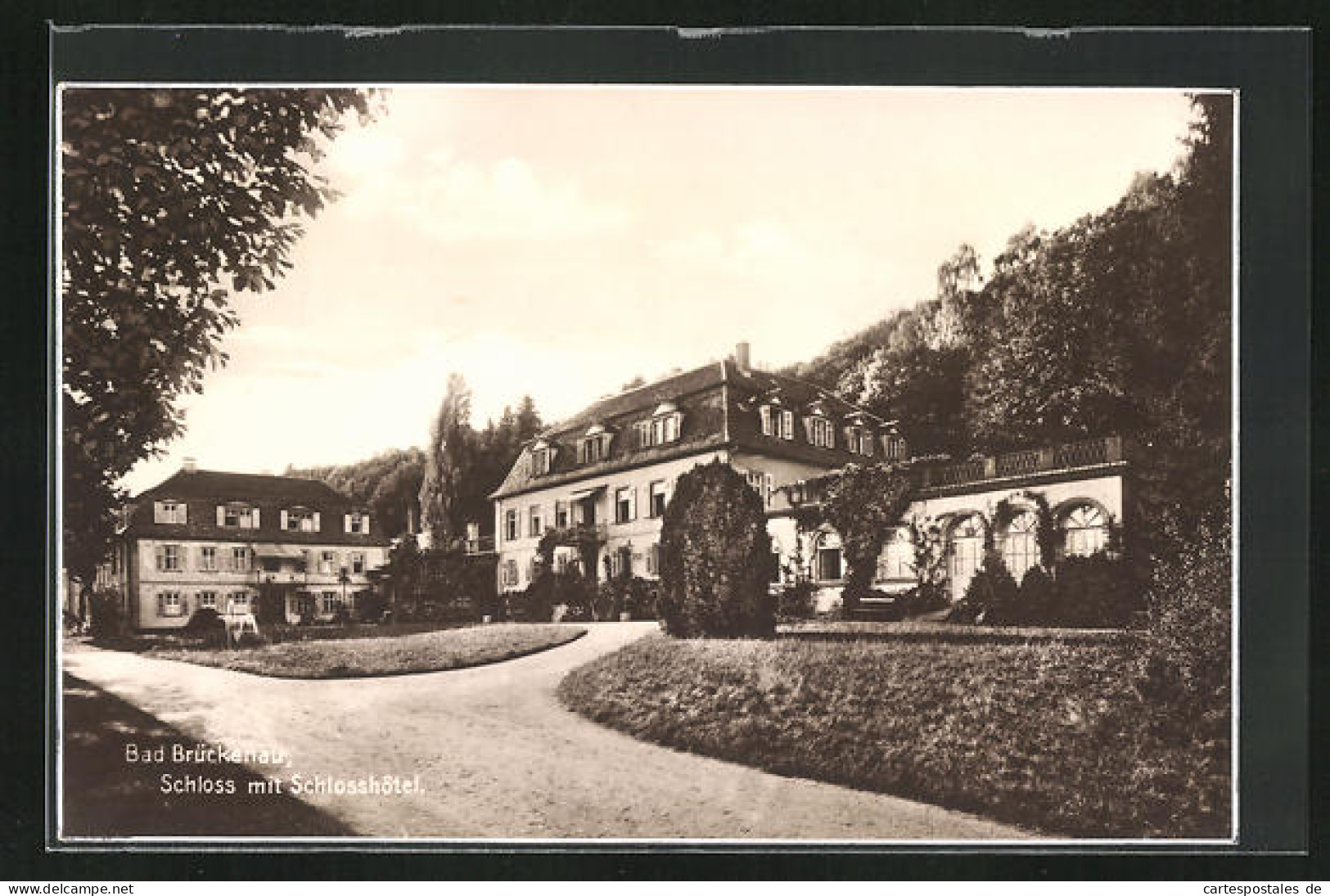 AK Bad Brückenau, Hotel Und Schlossgarten  - Other & Unclassified