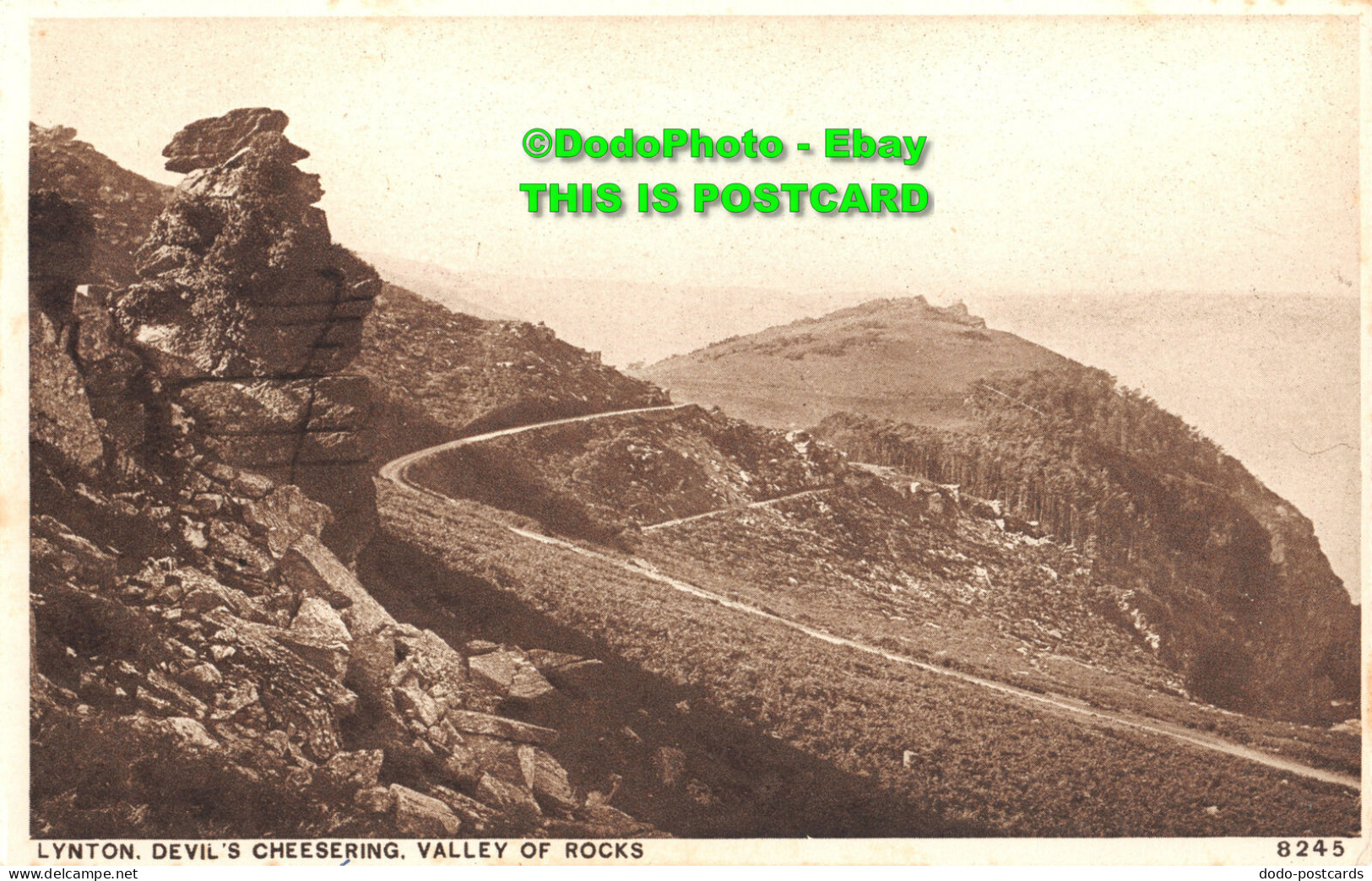 R451223 Lynton. Devil Cheesering. Valley Of Rocks. Photochrom - World