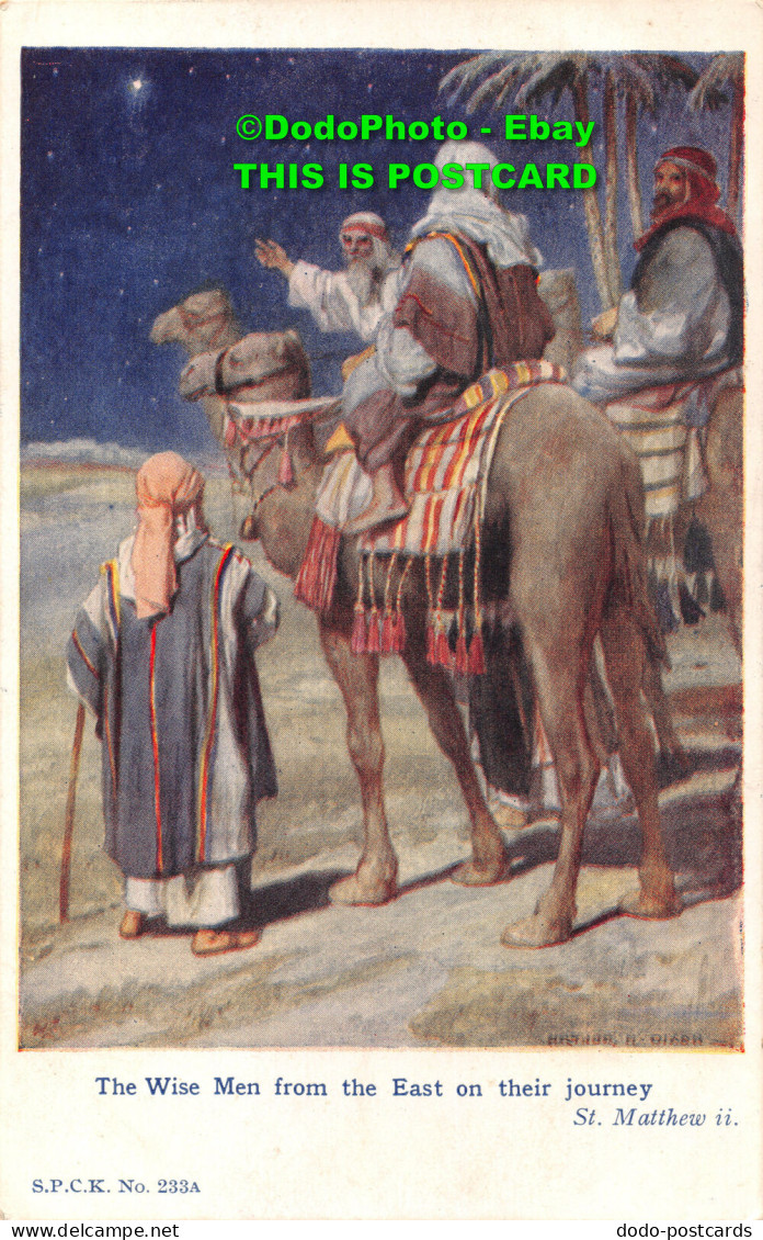 R451318 The Wise Men From The East On Their Journey. S. P. C. K. No. 233 A. St. - World