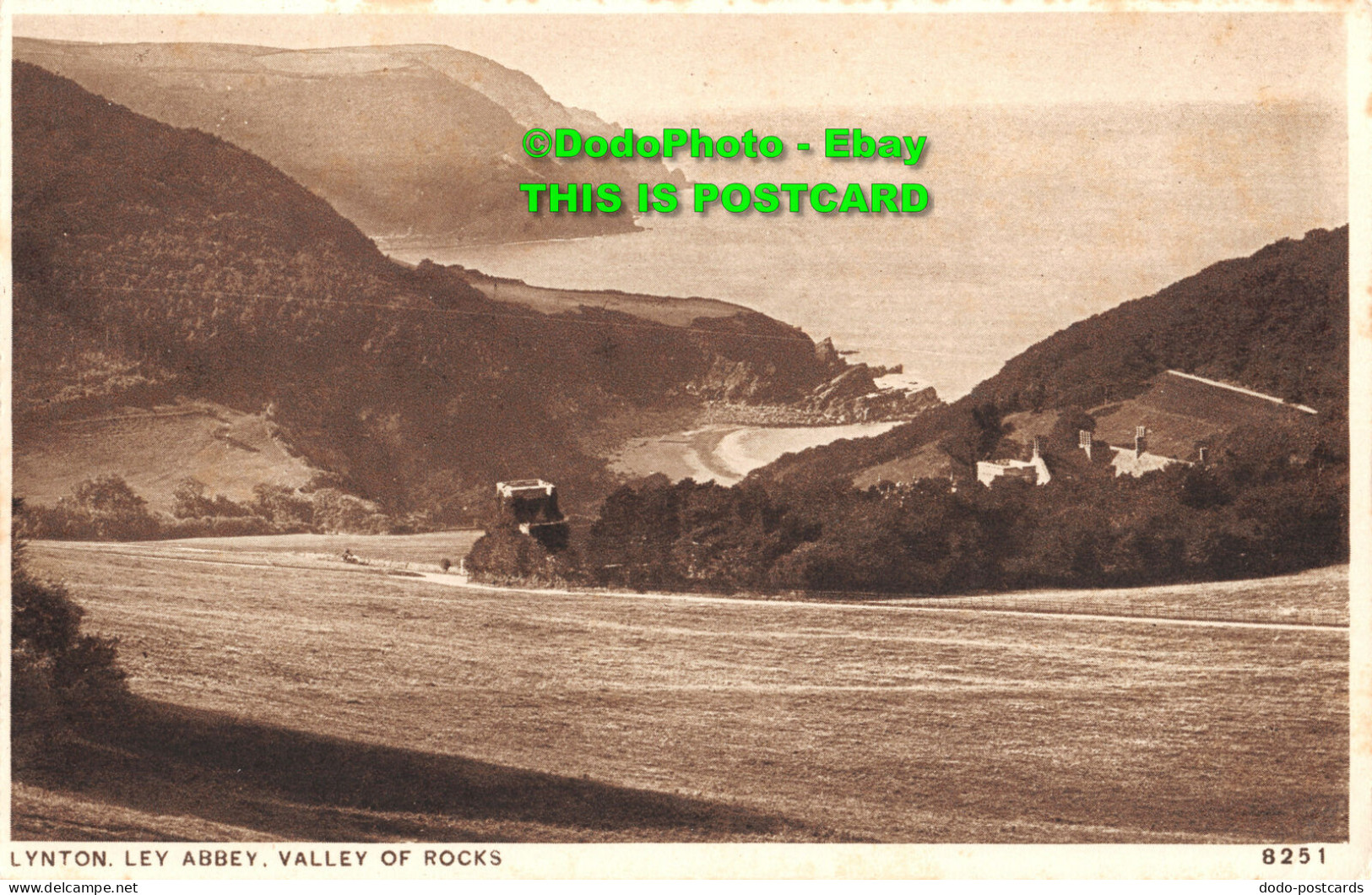 R451224 Lynton. Ley Abbey. Valley Of Rocks. Photochrom - World