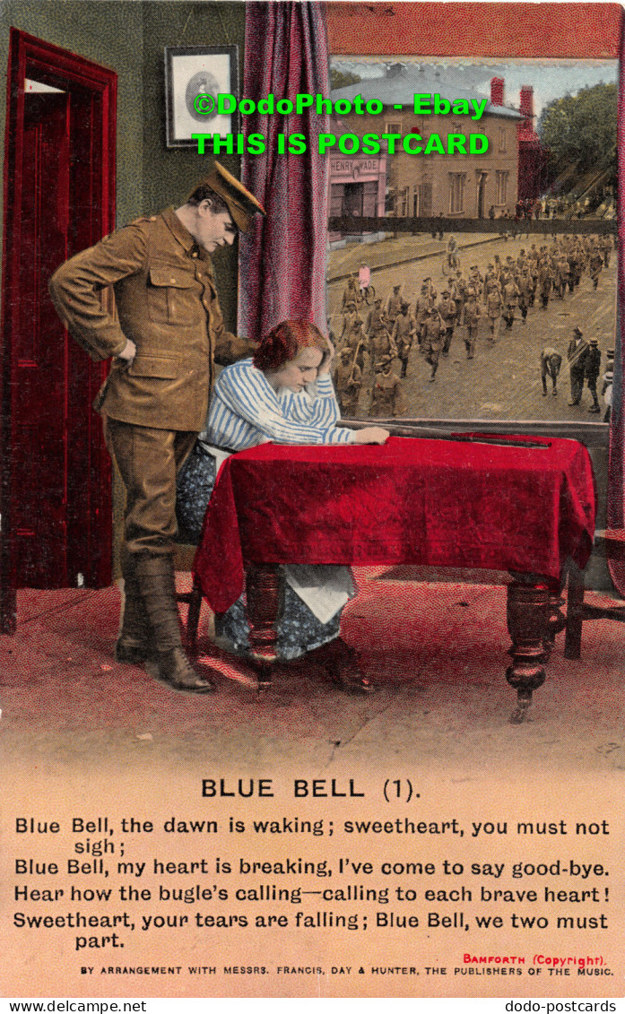 R450976 Blue Bell. Bamforth. Series No. 4780. 1 - World