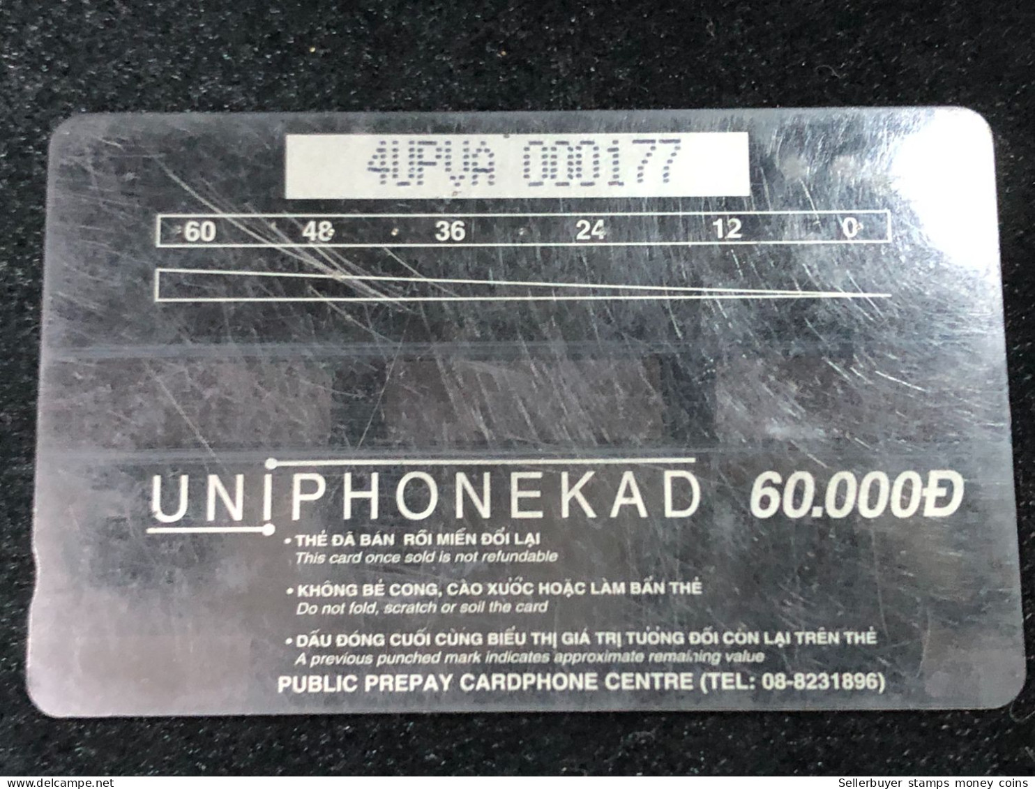 Card Phonekad Vietnam(p T In Highland Muc Dong 60 000dong-1995)-1pcs - Vietnam