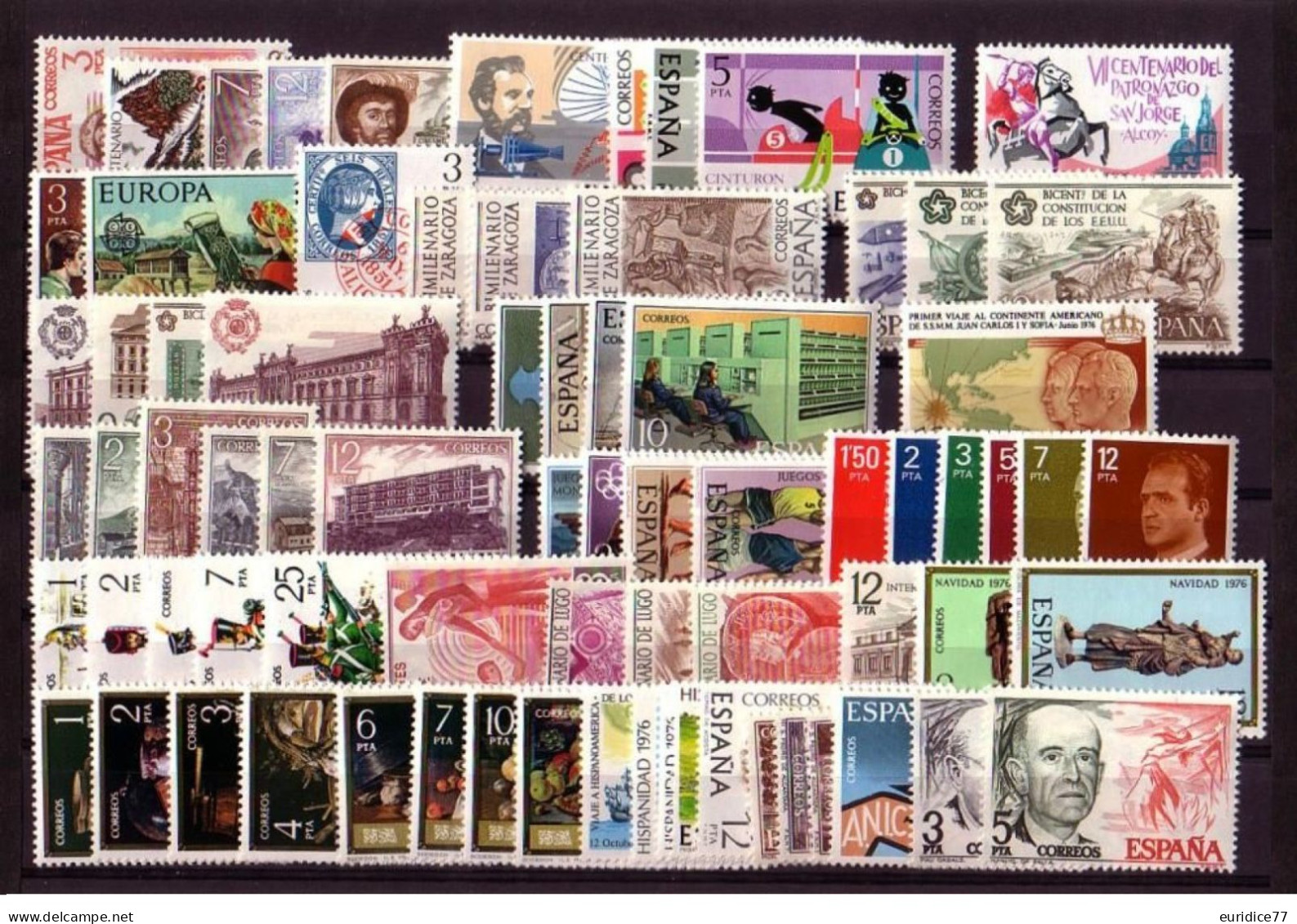 Spain España Espagne 1976 - Año Completo Complete Year Mnh** - Ganze Jahrgänge