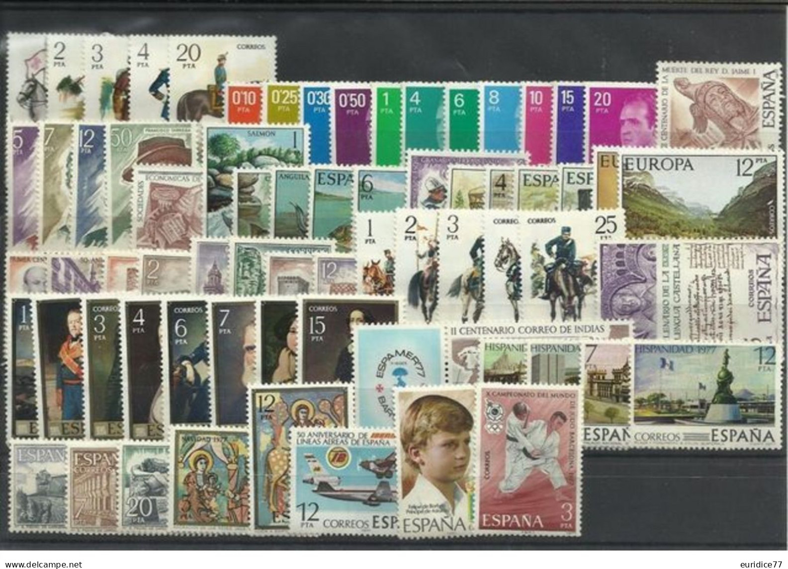 Spain España Espagne 1977 - Año Completo Complete Year Mnh** - Années Complètes