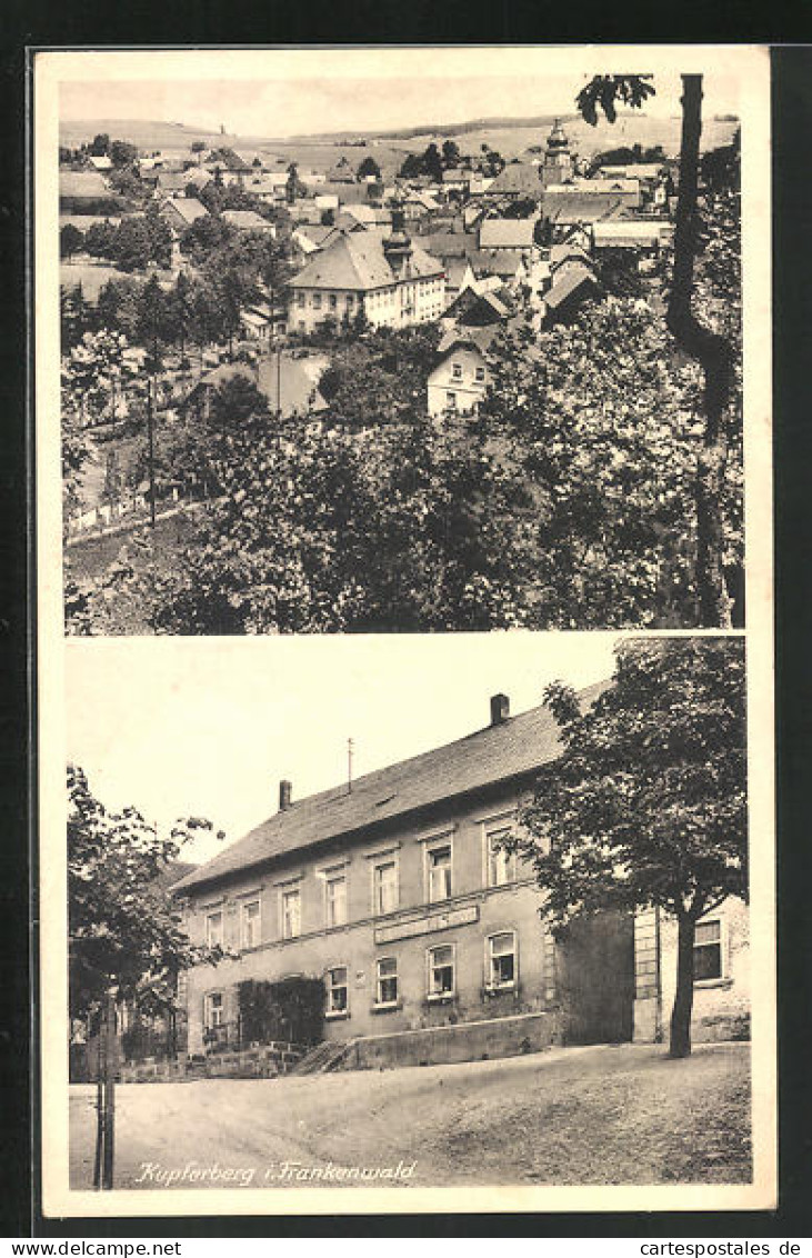 AK Kupferberg I. Frankenwald, Gasthaus Erh. Schicker, Totalansicht  - Other & Unclassified