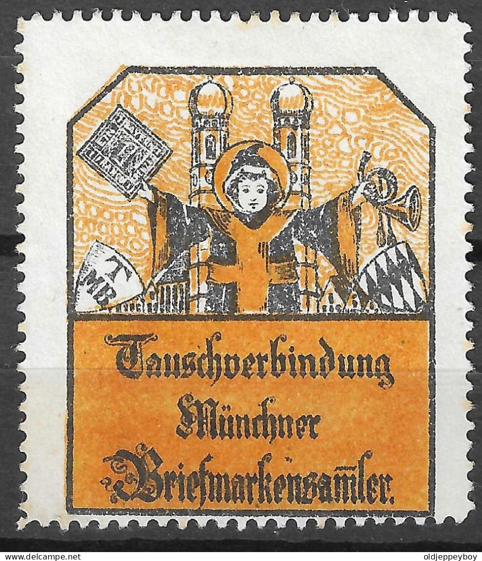 VIGNETTE Reklamemarke München: Briefmarken Tauschverbindung München - Erinnophilie