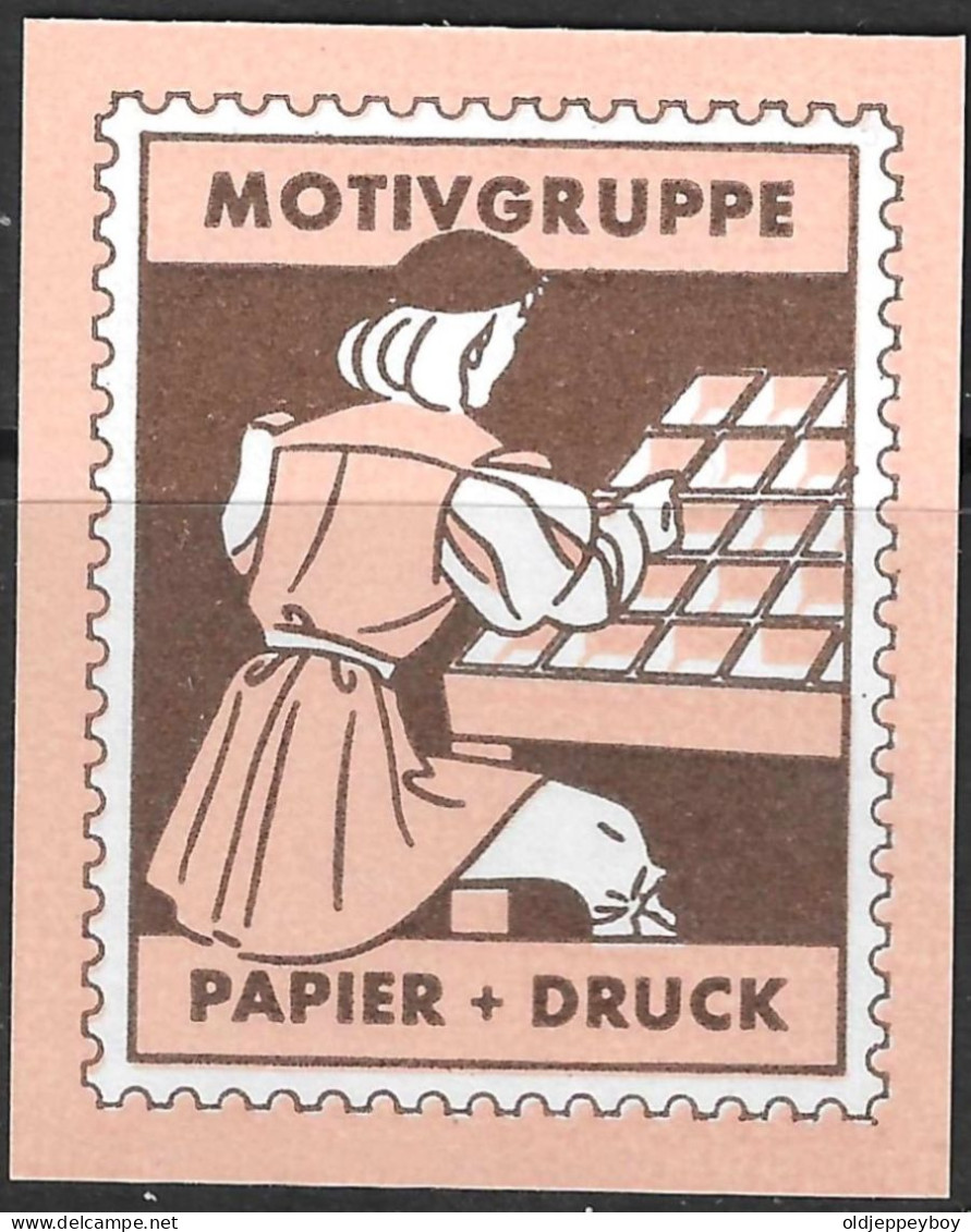 Reklamemarke VIGNETTE CINDERELLA MOTIVGRUPPE PAPIER + DRUCK - Vignetten (Erinnophilie)