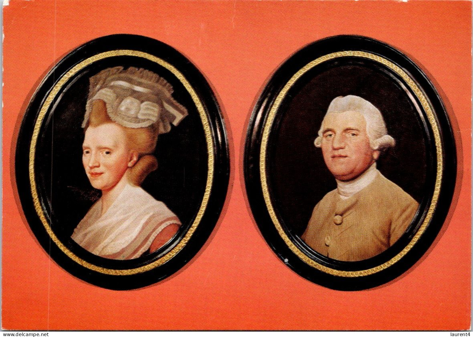 16-5-2024 (5 Z 20) UK (posted To Australia 1985) Portrait Of Mr & Mrs Wedgwood - Autres & Non Classés