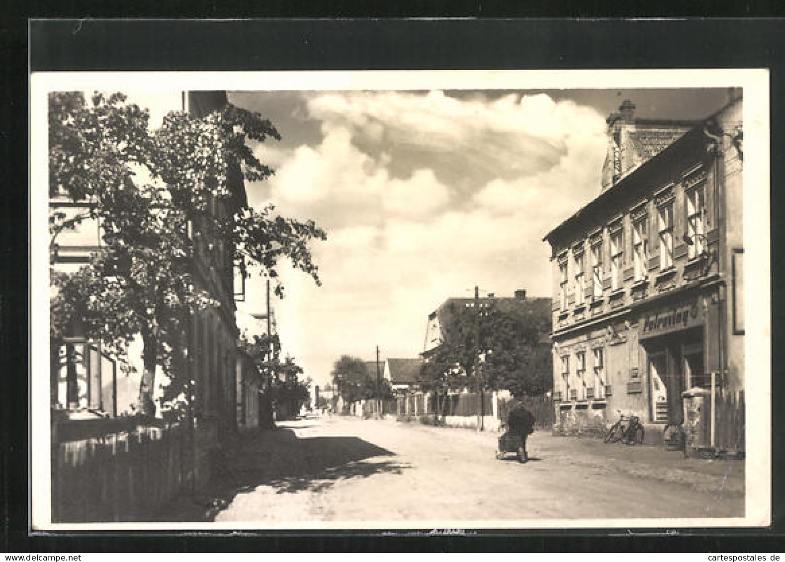 AK Prunérov, Hauptstrasse Im Ort  - Tchéquie