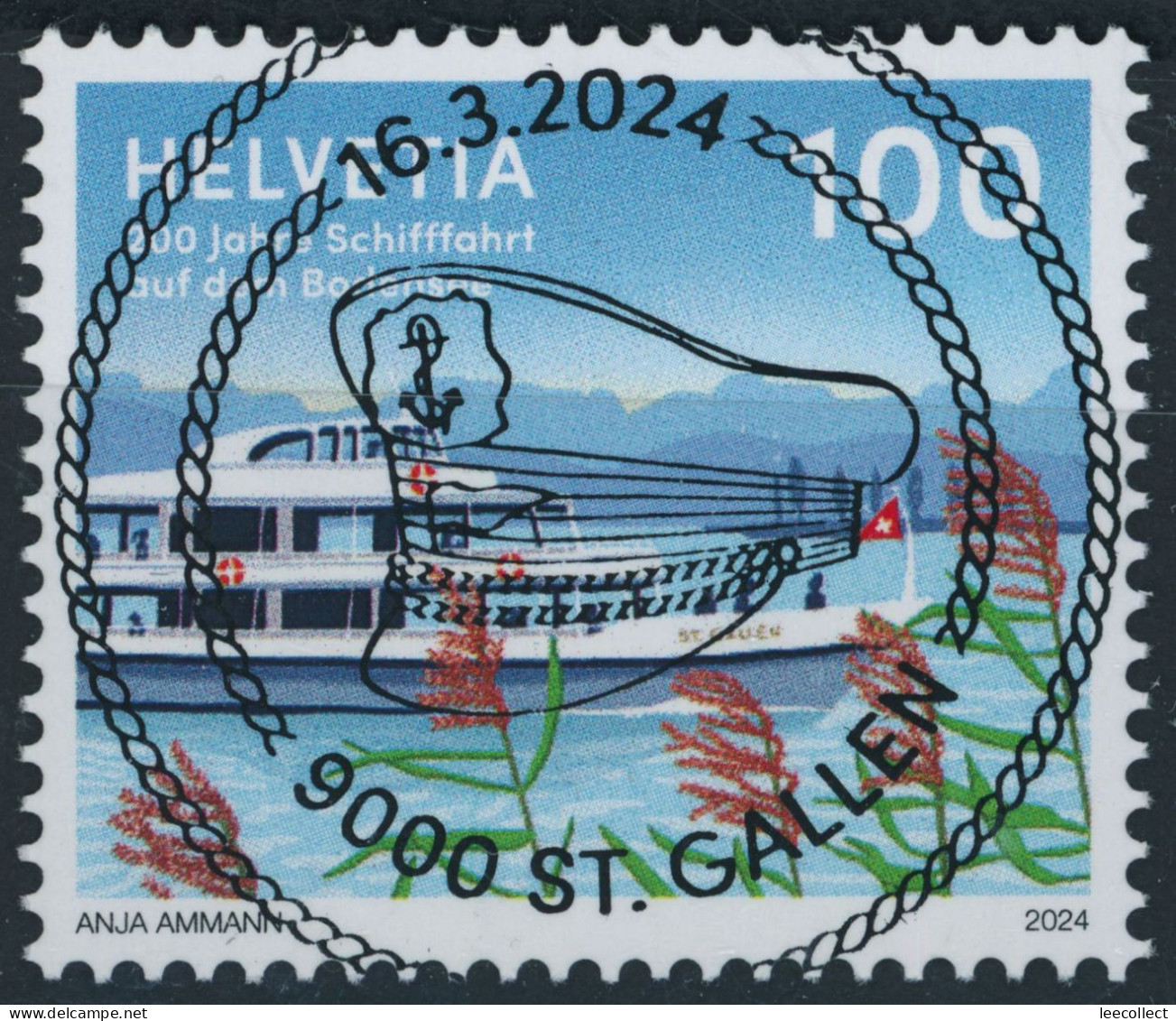 Suisse - 2024 - Schifffahrt Bodensee - Sonderstempel • Voll - Used Stamps
