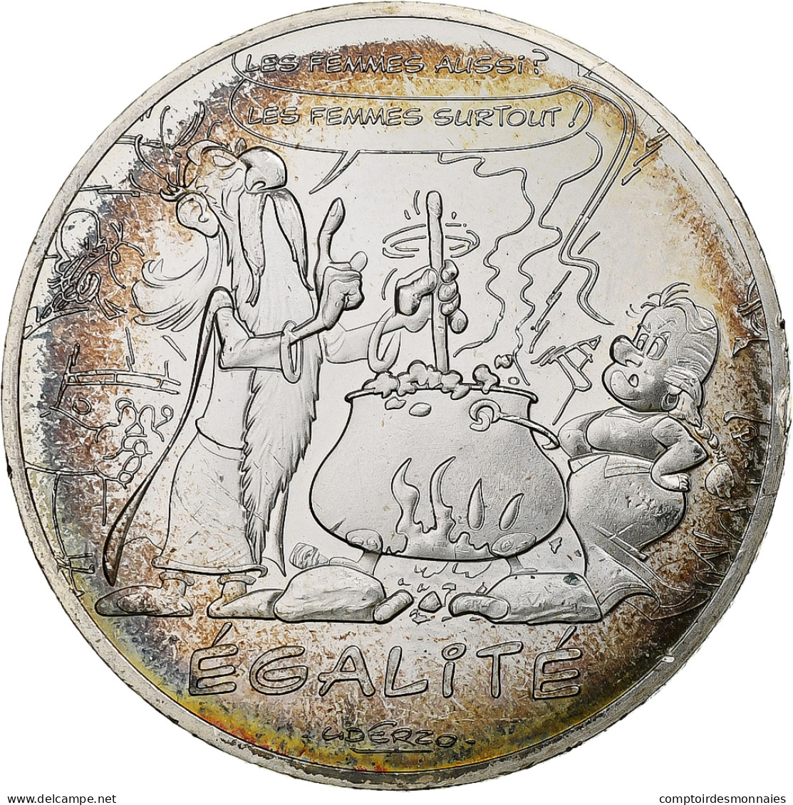 France, 10 Euro, Astérix - Égalité, 2015, Monnaie De Paris, Argent, SPL - Frankreich