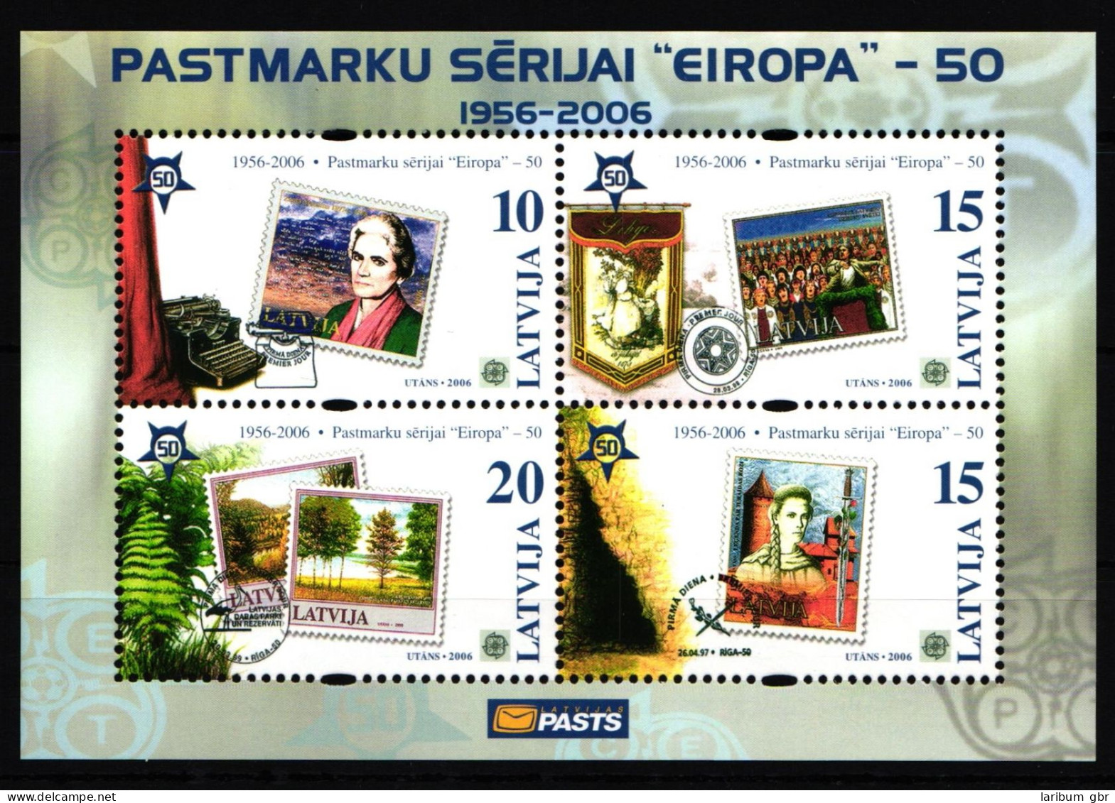 Lettland Block 21 Postfrisch #JG852 - Latvia