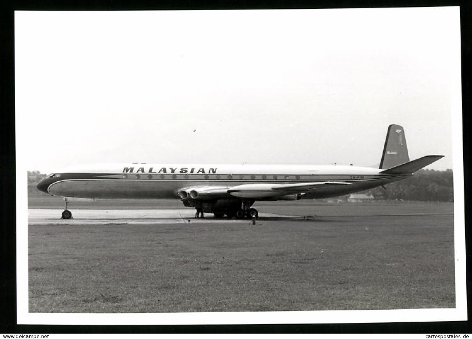 Fotografie Flugzeug De Havilland Comet, Passagierflugzeug Der Malaysian Air, Kennung 9M-ADB  - Luchtvaart