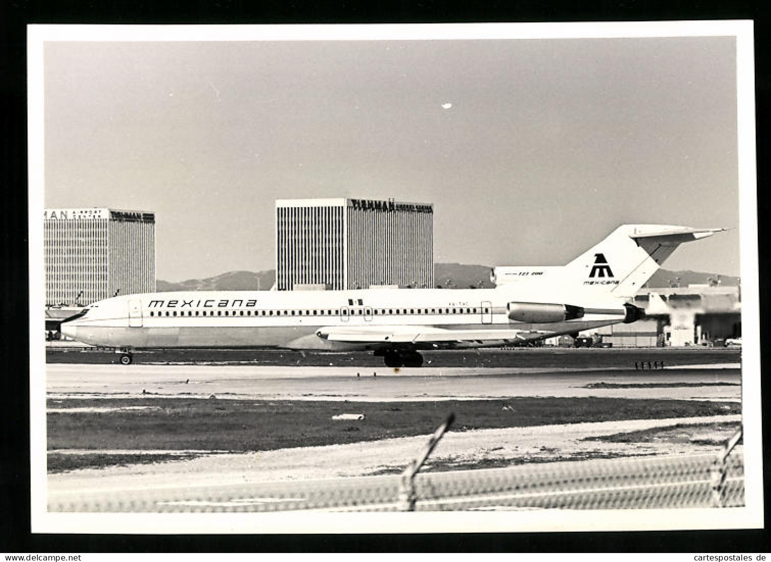 Fotografie Flugzeug Boeing 727, Passagierflugzeug Der Mexicana Air, Kennung XA-TAC  - Aviation