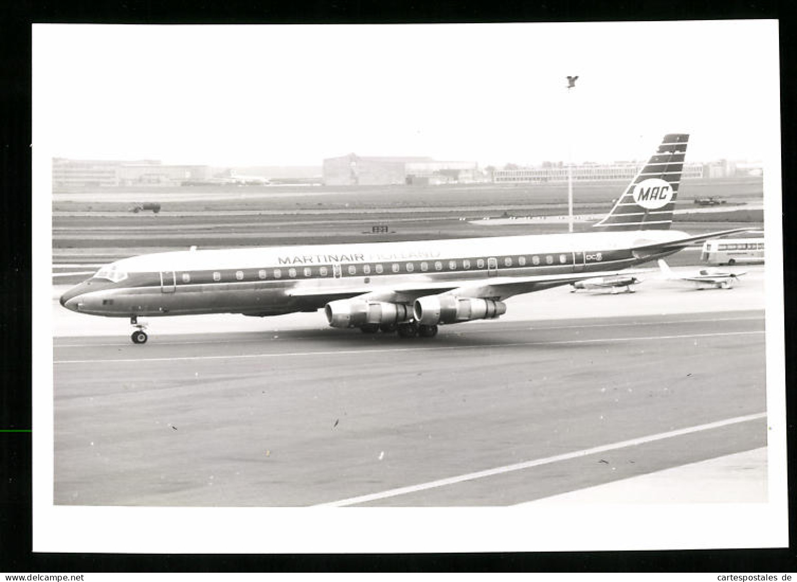 Fotografie Flugzeug Douglas DC-8, Passagierflugzeug Der Martinair Holland, Kennung PH-MAS  - Luftfahrt