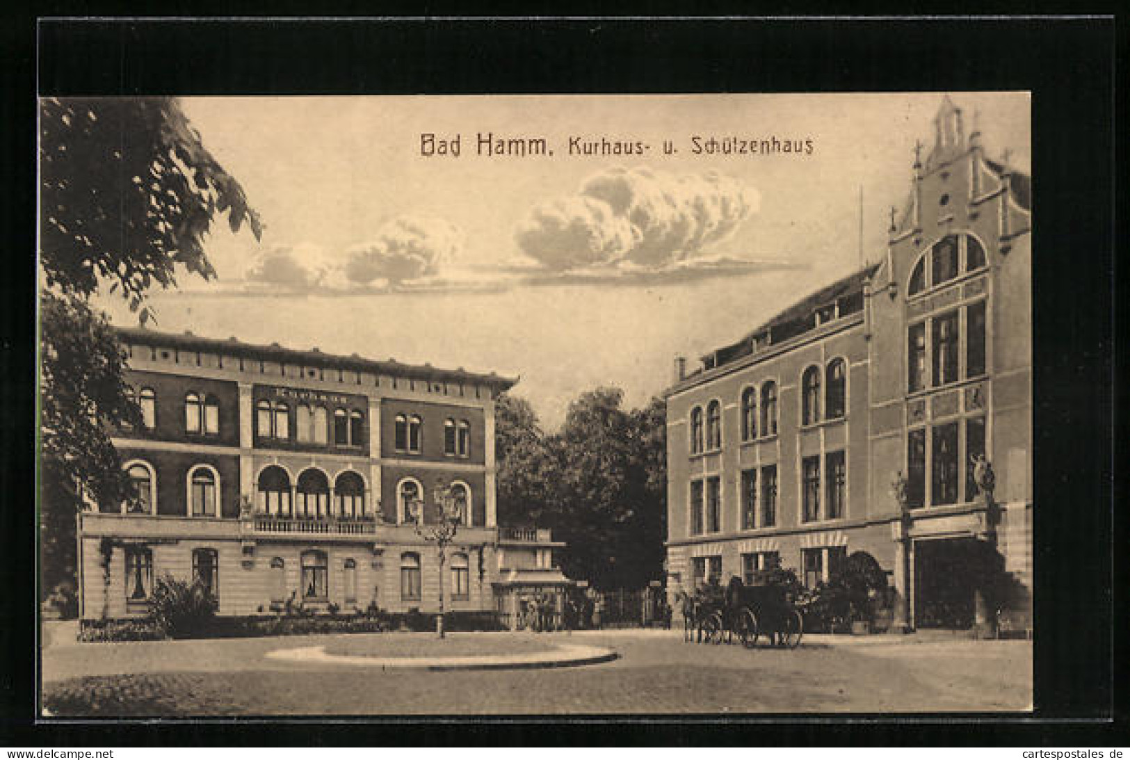 AK Bad Hamm, Kurhaus- Und Schützenhaus  - Hamm