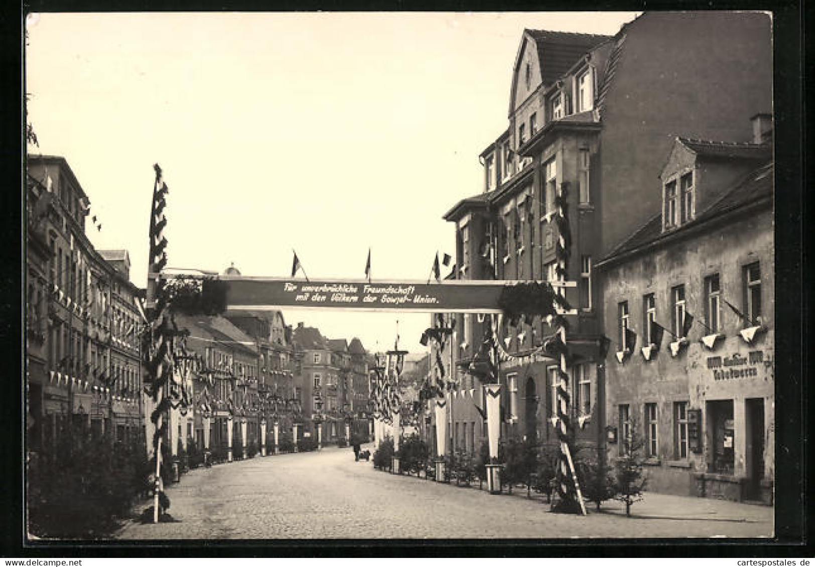 Foto-AK Rosswein, Festschmuckstrasse Zur 750-Jahr-Feier 1970  - Autres & Non Classés