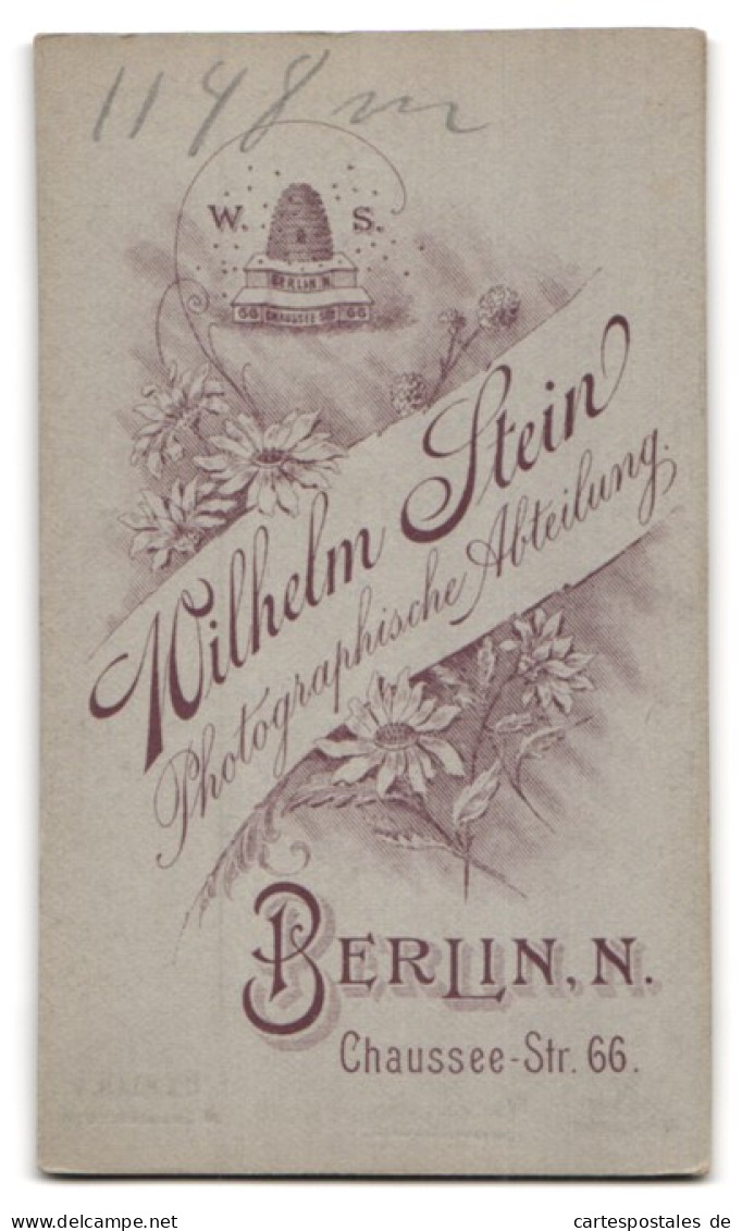 Fotografie Wilhelm Stein, Berlin, Chausseestr. 66, älterer Herr Im Anzug Mit Miniaturordenspange Am Revers  - Krieg, Militär