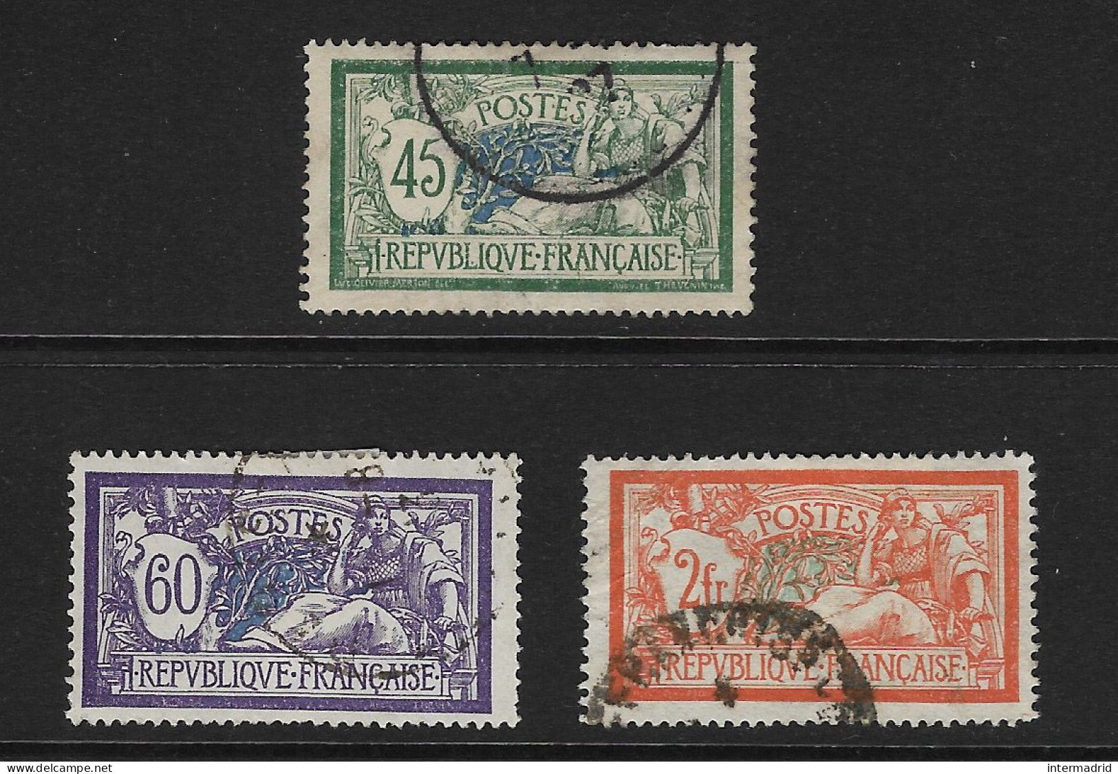 FRANCIA - CLASICOS. Yvert Nsº 143/45 Usados Y Defectuosos - Used Stamps