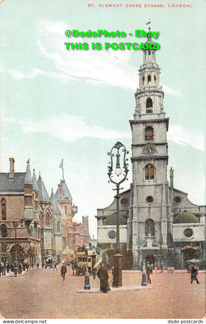 R451589 London. St. Clement Danes Strand. Postcard - Other & Unclassified