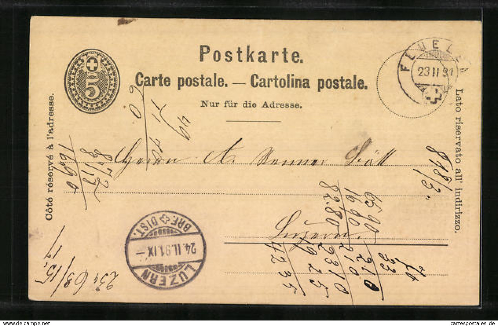 Vorläufer-AK Neuchatel, 1891, Chocolat Suchard, Gateau Fondant Au Chocolat  - Landwirtschaftl. Anbau