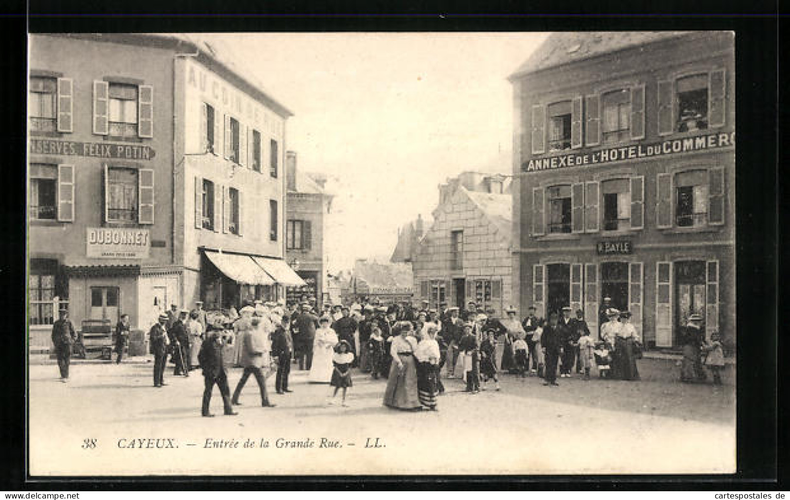 CPA Cayeux, Entree De La Grande Rue  - Other & Unclassified
