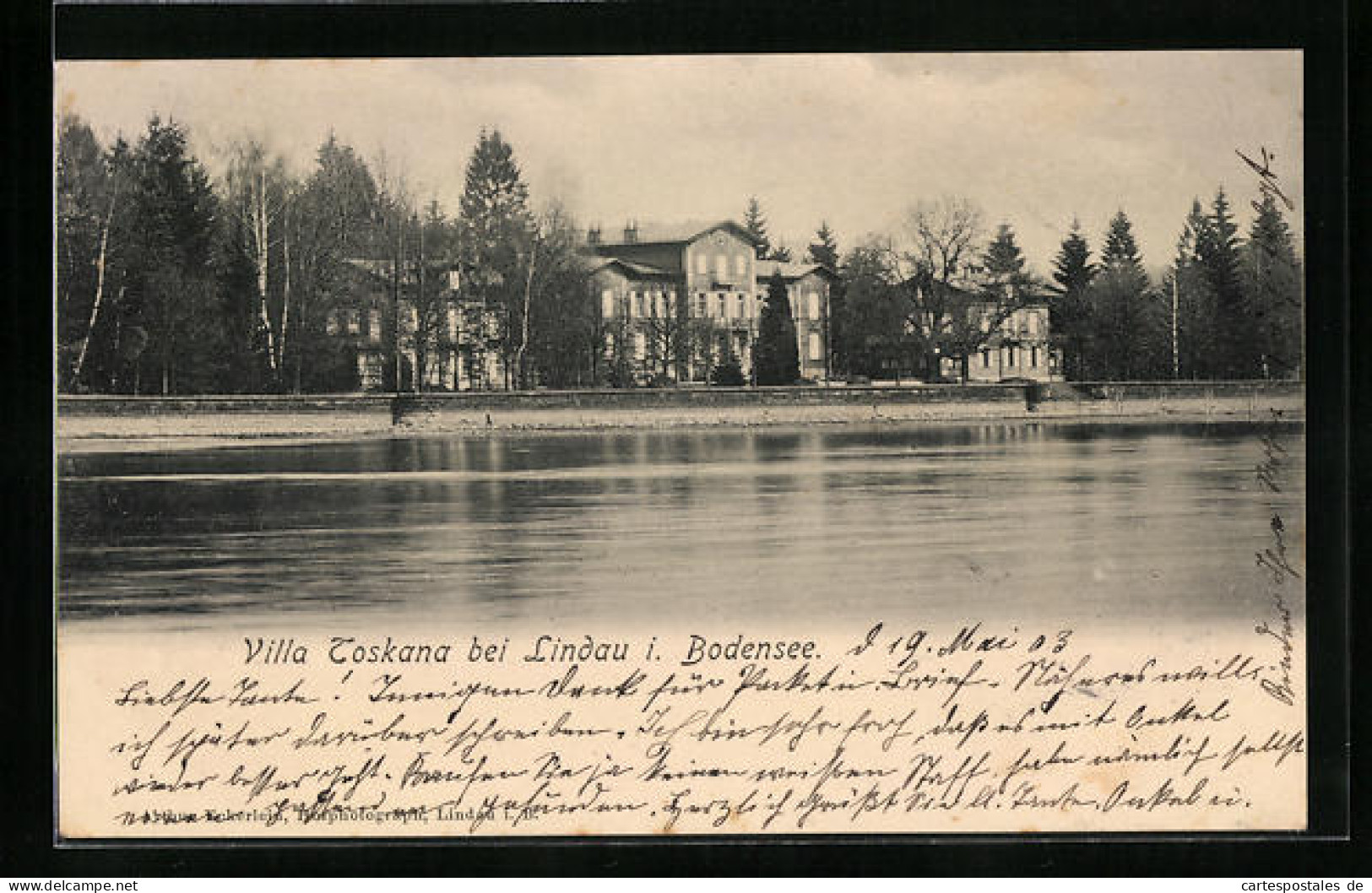 AK Lindau I. Bodensee, Villa Toskana  - Lindau A. Bodensee