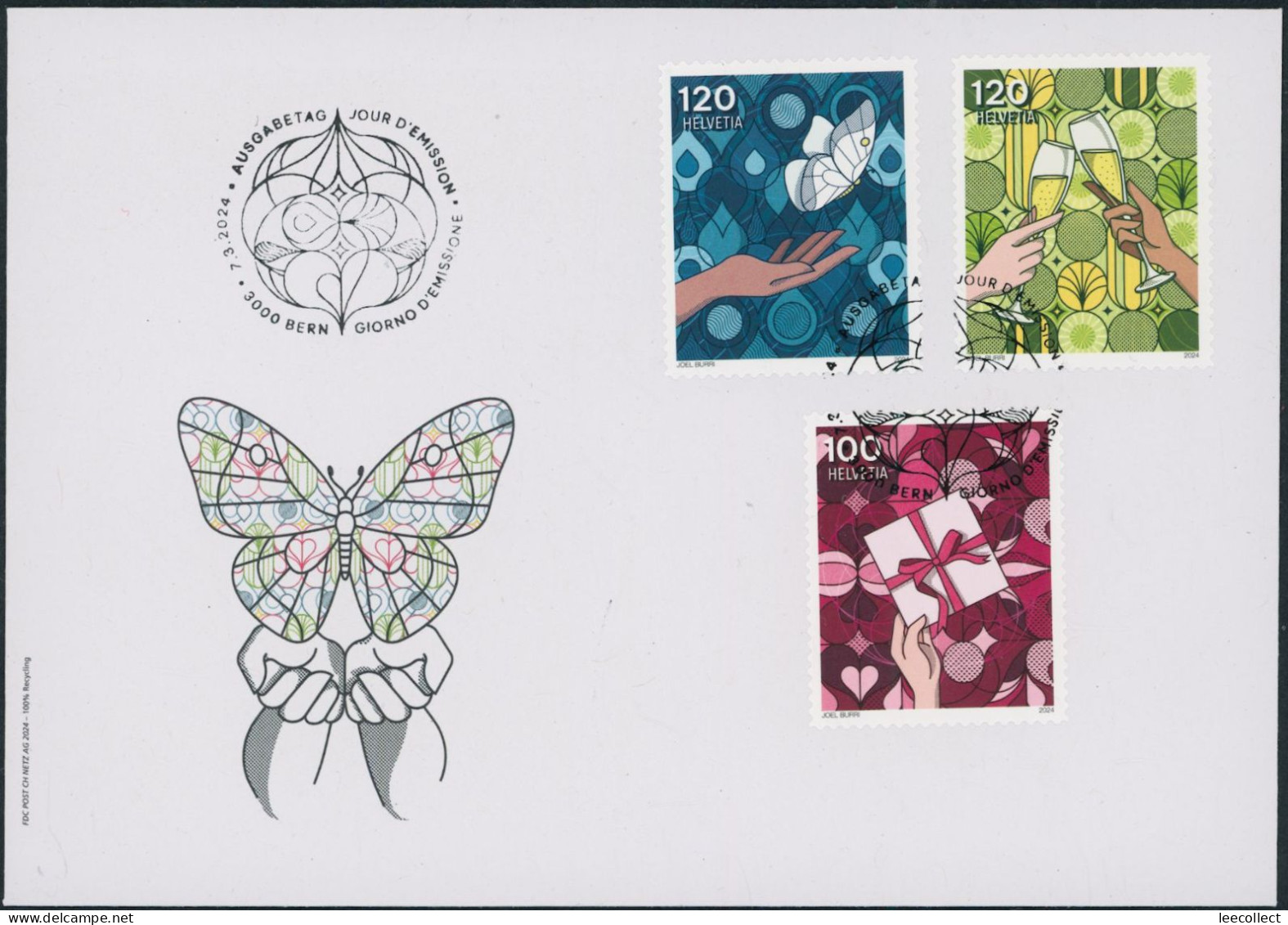 Suisse - 2024 - Anlässe - Ersttagsbrief FDC ET - Briefe U. Dokumente