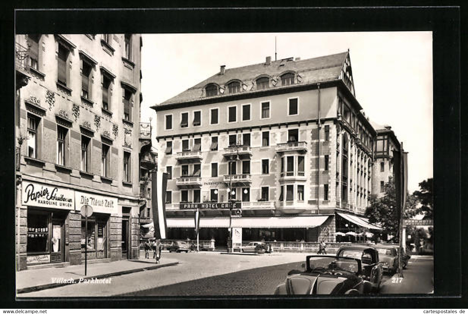 AK Villach, Totalansicht Des Parkhotels  - Autres & Non Classés